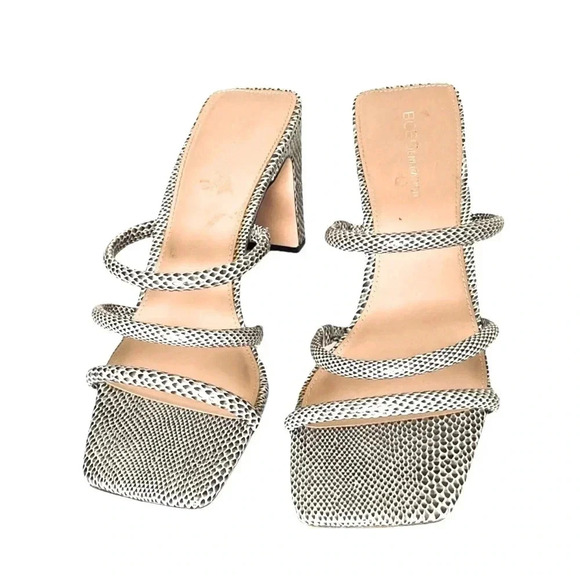 BCBGENERATION | Falla Faux Leather Strappy Slide Sandals Size 10 - Picture 4 of 7